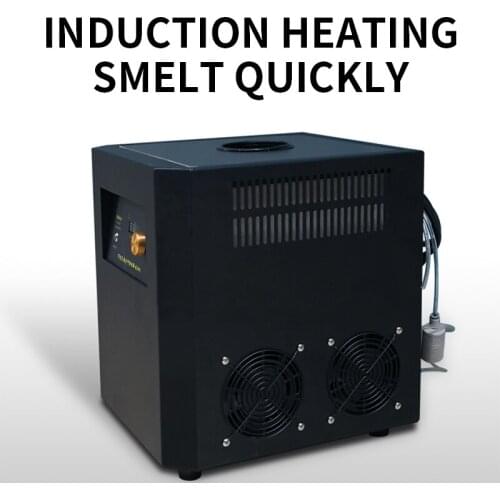 3KG medium frequency melting furnace small gold melting furnace high temperature melting gold, silver, copper and aluminum