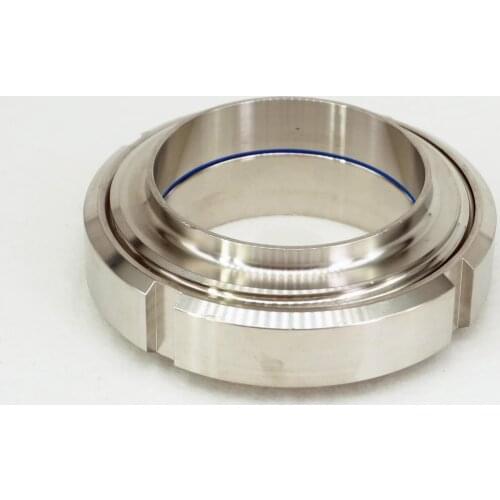 81mm Inner Dia DN80 304 Stainless Steel Sanitary DIN Weld On Socket Union Set Pipe Fitting Hygiene Grade Sanitary 229 PSI