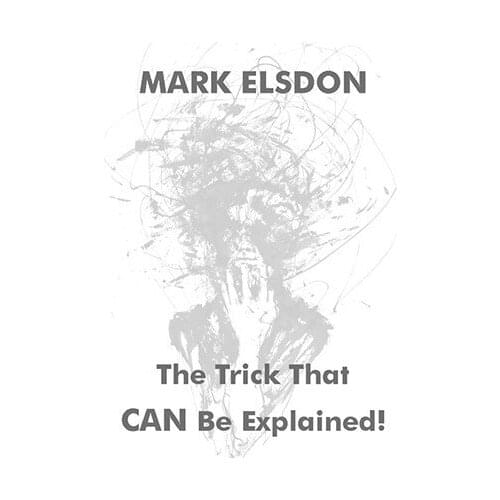 The Trick That CAN Be Explained! by Mark Elsdon Gimmick Card Magic Tricks Illusions Mentalism Magia Close up Prophecy Fun Toys