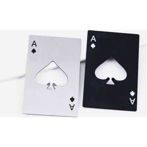 Creative Stainless Steel Bottle Opener Portable Poker Wallet Card Shape Beer Bottle Can Opener Abrelatas Abrebotellas Bar Tools