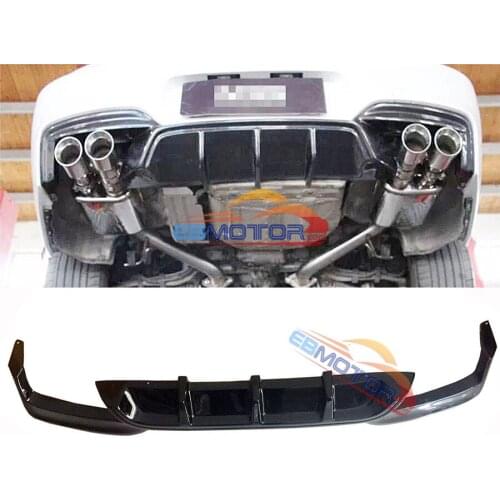 Rear Lip Diffuser For BMW F06 F12 F13 M Sport M Tech Bumper 2012UP B203F