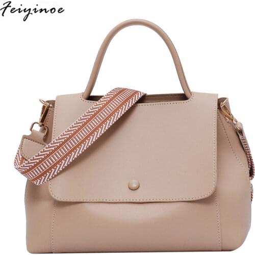 Women Bags Vintage Casual Tote Top-Handle Women Messenger Bags Shoulder student Handbag Purse Wallet Leather 2021 New Fashion