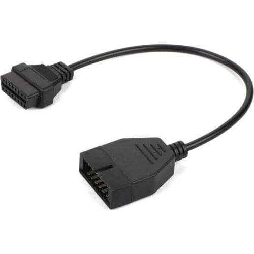12 Pins to OBD2 16 Pins Adapter Diagnostic Tool Connector Adapter Cable Adapter Auto Diagnostic Tool For GM OBD1