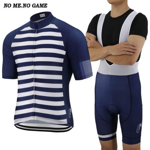 2020 classic cycling jersey men Lycra stripe pro team short sleeve road mtb bike wear clothing breathable reflective