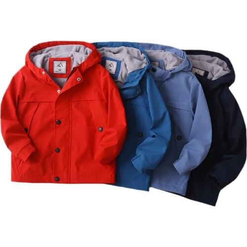 2021Autumn Winter Kids Jackets For Girls Boys Fashion Warm Hooded Childrens Coat Baby Outerwear Overcoat