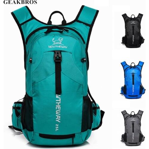 25L Outdoor Sports Cycling Backpack Camping Running Water Bag Helmet Storage Hydration Hiking Bike Riding Pack Bladder Knapsack