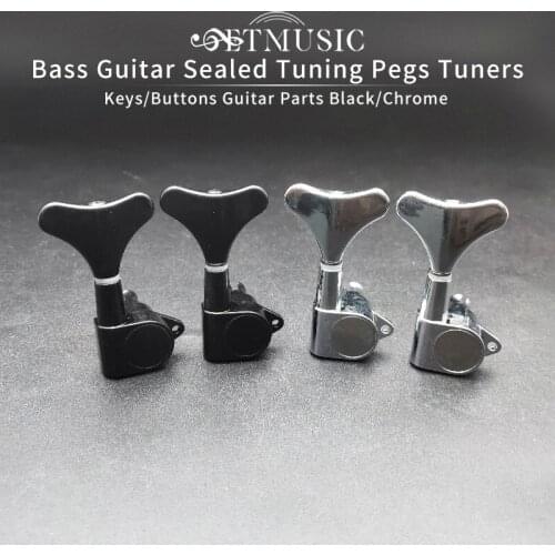 4pcs Electric Bass Guitar Tuning Pegs Tuners Machine Heads Tuning Keys/buttons Guitar Parts Left and Right hand