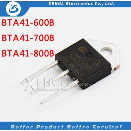 5PCS /50PCS /100PCS / 500PCS 100% New BTA41-600BRG BTA41-600 BTA41-600B BTA41600B BTA41600 BTA41 TO-247 40A 600V TRIACS