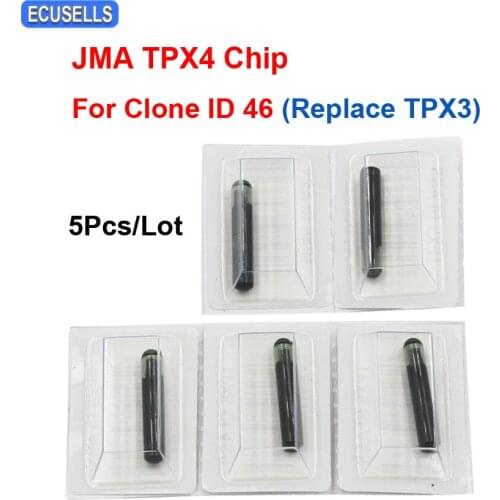 5 Pcs/Lot for JMA TPX4 Cloner Chip for Replace of TPX3 Chip Clone ID46 Chip Copy ID46 Glass Transponder Chip