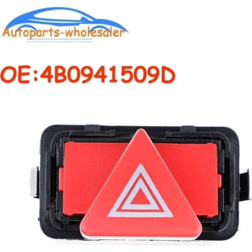 Car 4B0941509D 4B0941509K For Audi A6 Emergency Hazard Warning Light Flasher Switch Turn Signal Relay Control Switch 4B0941509C