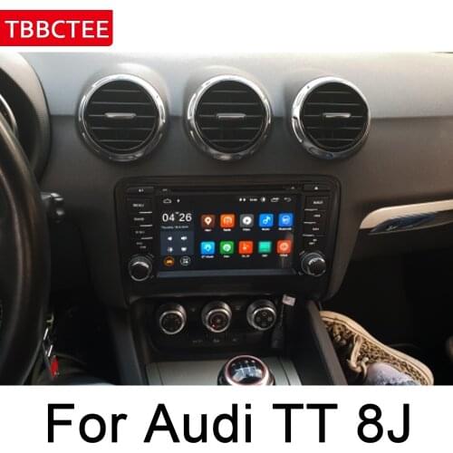 Car Multimedia Player Android Auto Radio For Audi TT 8J 2006-2014 MMI DVD GPS Navi Navigation Map Auto audio bluetooth stereo HD