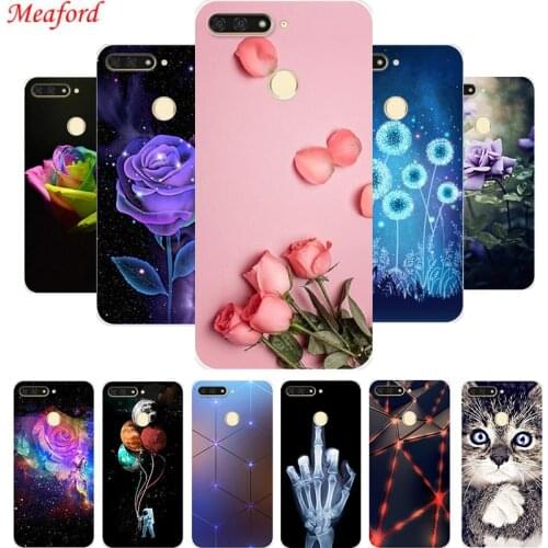 5.7" Cover For Huawei Honor 7C Case Honor 7A Pro Y6 Pro 2018 Silicone Soft TPU Phone Case On Honor 7C C7 Honor 7A Case Honor 7C
