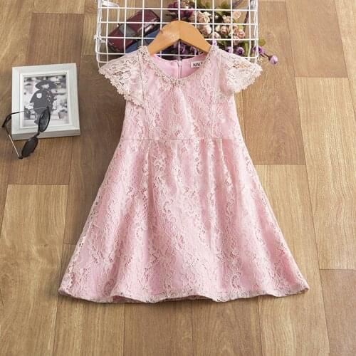 Lace Baby Girl Princess Dress For Child Birthday Party Toddler Dresses Kid Dresses for Girl 2 4 6 Years old Casual Kids Clothes