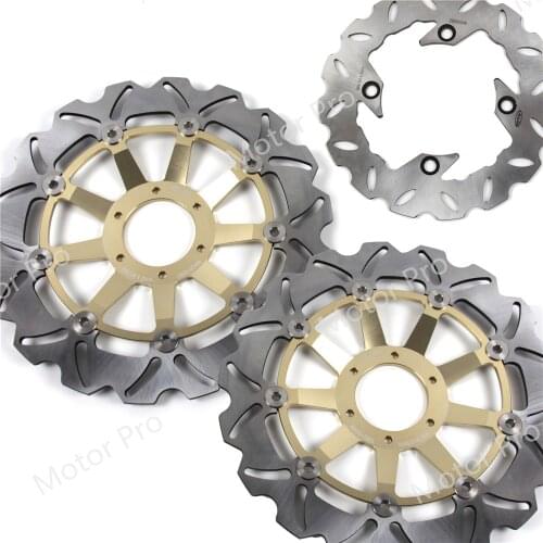 For Honda CBR 600 F 1999 2000 2003 Front Rear Brake Disc Disk Rotor Kit Motorcycle Accessories CBR600F CBR600 600F CBR900R GOLD