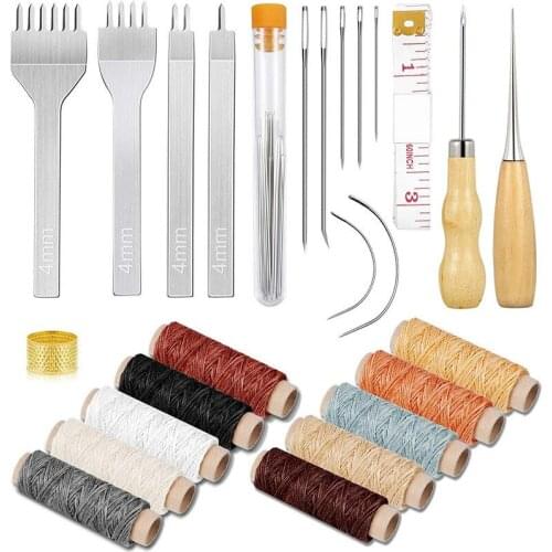Leather craft package handmade leather goods hand sewing suit leather craft tools