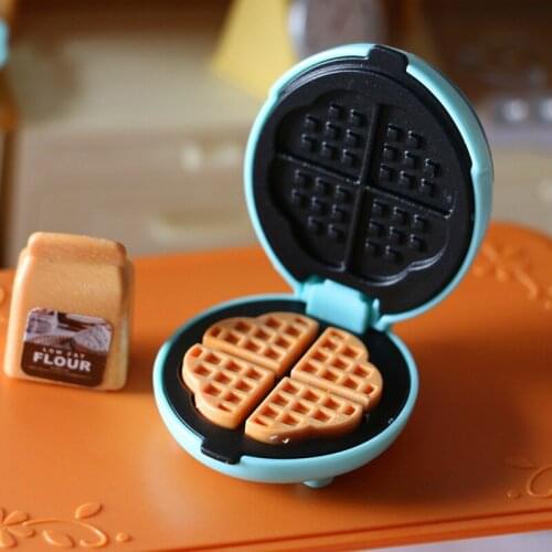Doll House Kitchen Mini Toaster Pocket Electric Oven Toy Miniature Toy Model