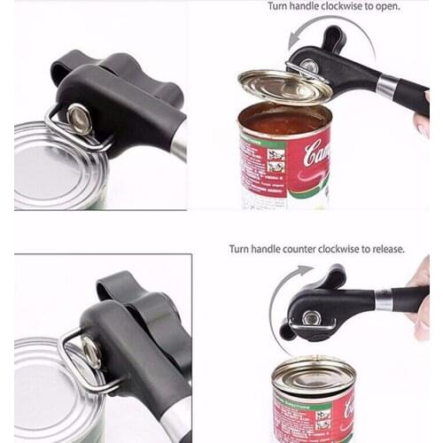 Best Cans Opener Kitchen Tools Professional Handheld Manual Stainless Steel Can Opener Side Cut Manual Jar Opener