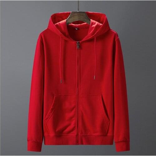 2020 New Autumn Fashion Zipper Hoodies Men Hoody Coat Hooded Sweatshirts Streetwear Casual Sweatshirts