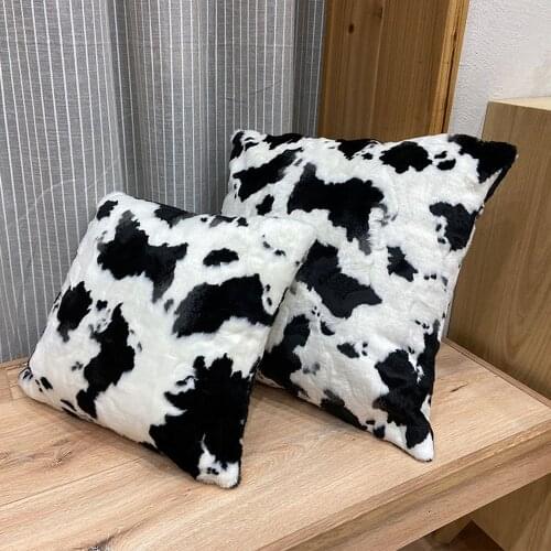 Plush Cushion Cover 50X50 Pillow Covers Decorative For Safa Home Bedroom Large PillowCase Home Decor Luxury Cushion Cover 45x45
