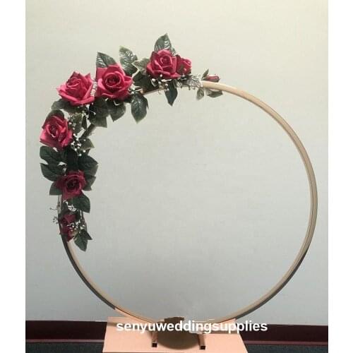 New style 10pcs) Wedding Round Gold Metal Centerpiece Flower Stands senyu1805