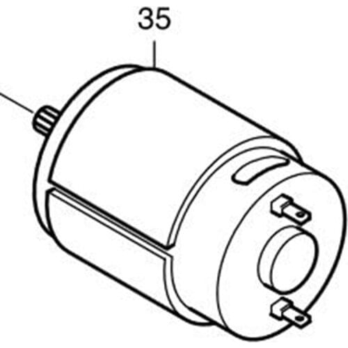 Genuine Motor For Makita 183027-6 6222DWE