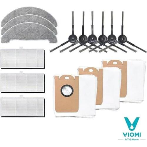 XIAOMI VIOMI S9 Robot Vacuum Cleaner Dust Bags Mop cloths Side Brushes Vacuum Cleaner Accessories Sets Parts