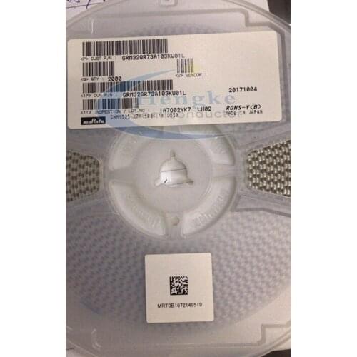 GRM32QR73A103KW01L SMD MLCC 1210 10nF(103) ±10% 1000V Ceramic Capacitor GRM32EE70G107ME19L SMD MLCC 1210 100uF(107) ±20% 4V Ce