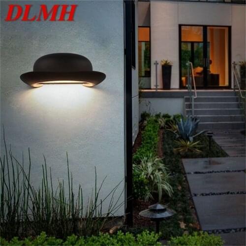 DLMH LED Outdoor Wall Light Waterproof Sconces Hat New Style Creative Decorative For Porch Corridor Aisle Bedroom Living Room
