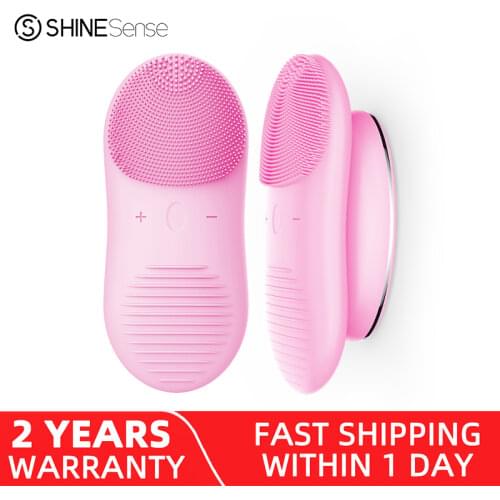 Sonic Electric Silicone Facial Brush Skin Care Face Brush Ultrasonic Vibration Pore Cleansing Washer Blackhead Cleansing Brush