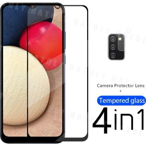 2.5D Screen Protector For Samsung Galaxy A02S Glass For Samsung A02S A12 A42 S20FE S21 Plus Tempered Glass Film For Samsung A02S