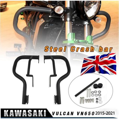 Vulcan S650 Accessories Engine Guard Crash Bar Bumper for Kawasaki Vulcan S 650 VN650 EN650 2015 2016 2017 2018 2019 2020 2021
