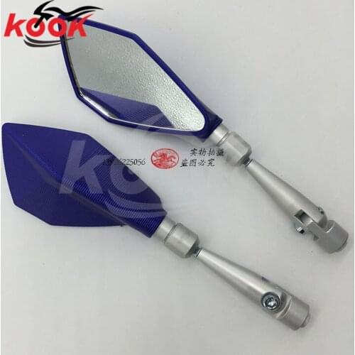 Free shipping Universal One Set moto Rear Mirror MOTORCYCLE Scooter 8mm 10mm For HONDA YAMAHA SUZUKI kawasaki Motorcycle mirror