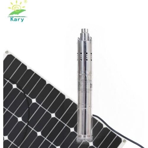 0.6hp dc 24v lift 60m 3000L per hour flow rater solar water pump for deep well and home water supply
