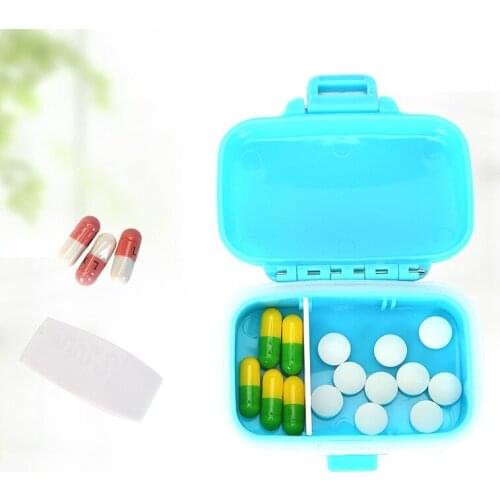 1PC Portable Mini 3 Grids Pill Case Medicine Boxes Travel Home Medical Drugs Tablet Empty Container Home Holder Cases