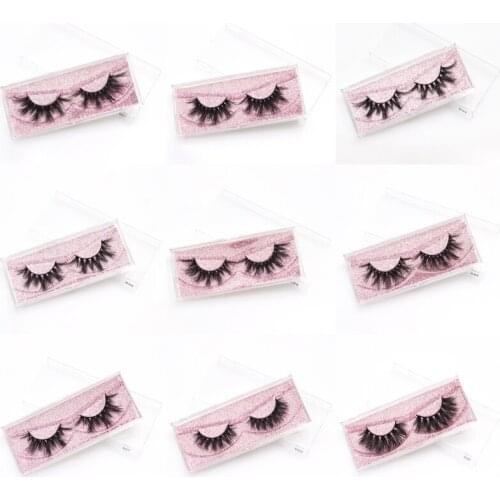 10 Pairs Mink Lashes Bulk Items Wholesale Lots High Quality Professional Makeup Dramatic False Eyelash Extension Supplies Beauty