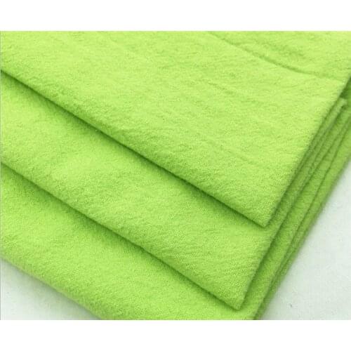 100% cotton fabric 20 * 60 sand washed cloth cotton washing crepe for shirt