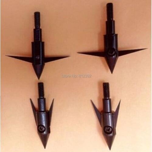 12PCS archery hunting bow fishing arrow tips arrow heads 120gr in black color