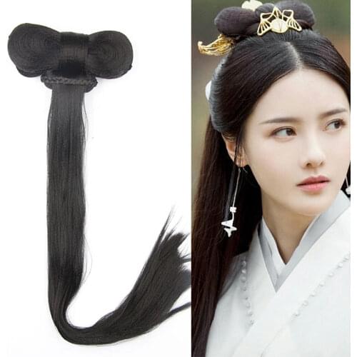 60cm vintage hair piece for movie Tv princess headdress fairy cosplay hair accessories classic dancer headwear
