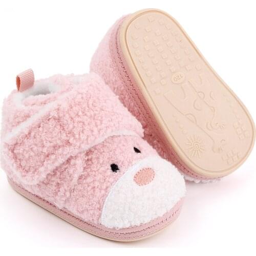 Baby Winter Boots Infant Toddler Newborn Cute Cartoon Bear Shoes Girls Boys First Walkers Super Keep Warm Snowfield Booties Boot