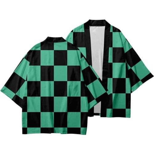 Kpop Anime Kimono Kimono Haori Yukata Cosplay Women/men Summer Casual Clothes Demon Slayer Kimetsu No Yaiba Japan clothes 2020
