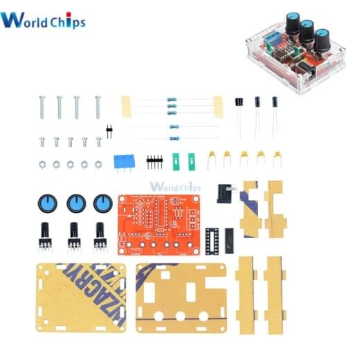 XR2206 DIY Kit Sine Triangle Square Wave Output 1HZ-1MHZ DDS Function Signal Generator Adjustable Frequency Amplitude