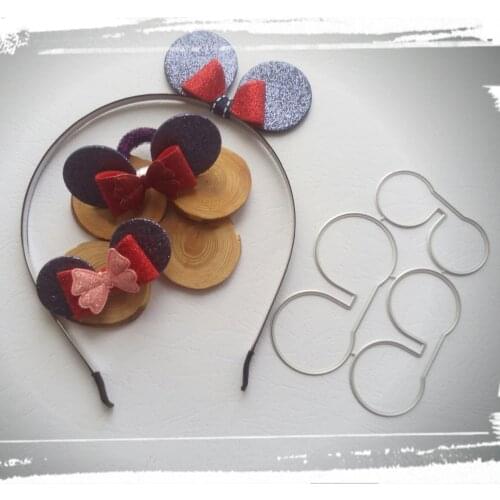 Beautiful bow head clip decorative metal cutting die clipbook paper knife die stamping die new flower die