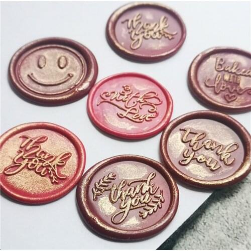 Thank You brass stamp wood handle,DIY Ancient Seal Retro Stamp,Personalized Wax Seal High Quality Exquisite Paint Wax Seal