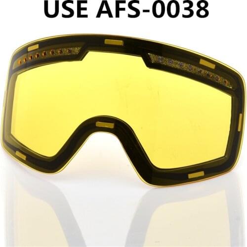 Ski Snow Goggles Skiing Eyewear Motocross Snowboard Double Night Vision Lens Increase Brightness Cloudy Night To Use Afs-0038