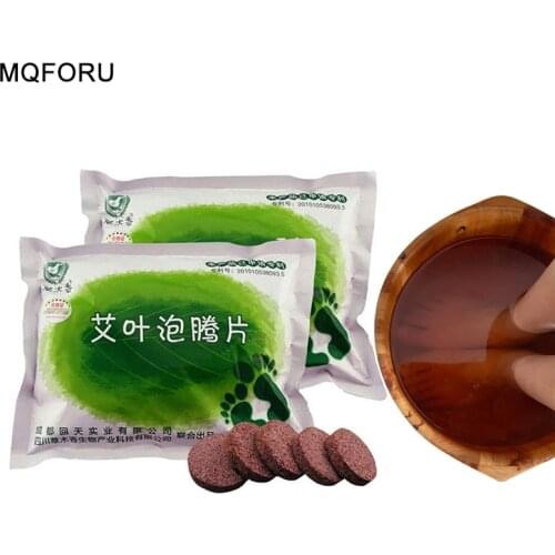 Chinese Medicine Foot SPA Massager Bath Herbal Detoxification Anti Edema Dysmenorrhea Insomnia Effervescent Tablets Foot Bathing