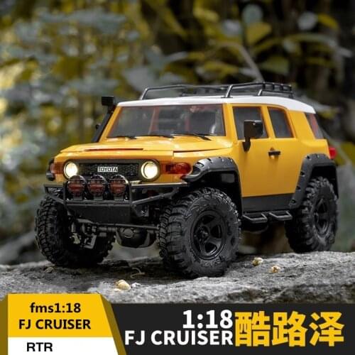 FMS 1:18 FJ CRUISER Simulation Electric 4WD RC Model Crawler Off-Road Vehicle Full-Scale Remote Control Adult Childrens Toy