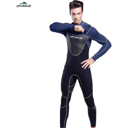 Men 3MM Neoprene Scuba Spearfishing Water Sport Diving Suit UnderWater Snorkeling Hunting Swim Bathing Beach WaterProof WetSuit