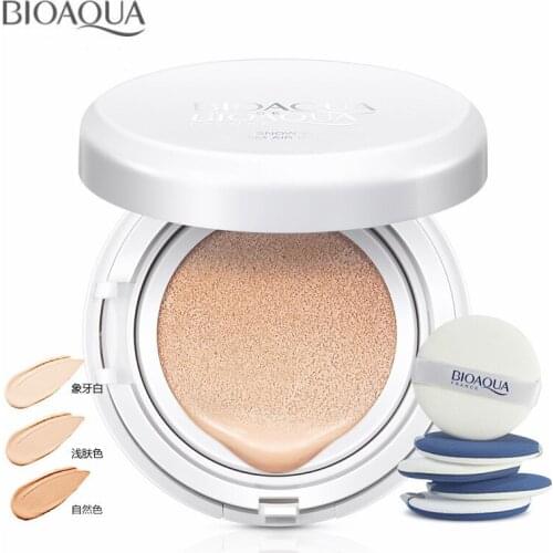 15G New Air Cushion BB Cream CC Concealer Moisturizing Liquid Foundation Makeup Bare Strong Whitening Face Beauty Nude Makeup