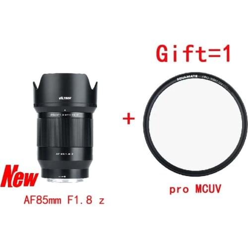 Viltrox 85mm F1.8 Z Interface Type lens Auto Focus Fixed focus 85 mm lens for Camera Nikon Z-mount Z5 Z50 Z6 Mark II Z7 MarkII