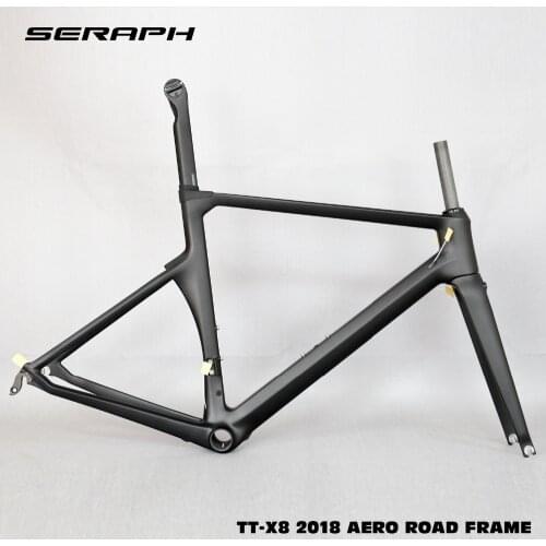AERO OEM Full Carbon Frame,T800 Full carbon fiber Road Bicycle Frame,SERAPH Carbon Bike Frame . Wholesale frame TT-X8